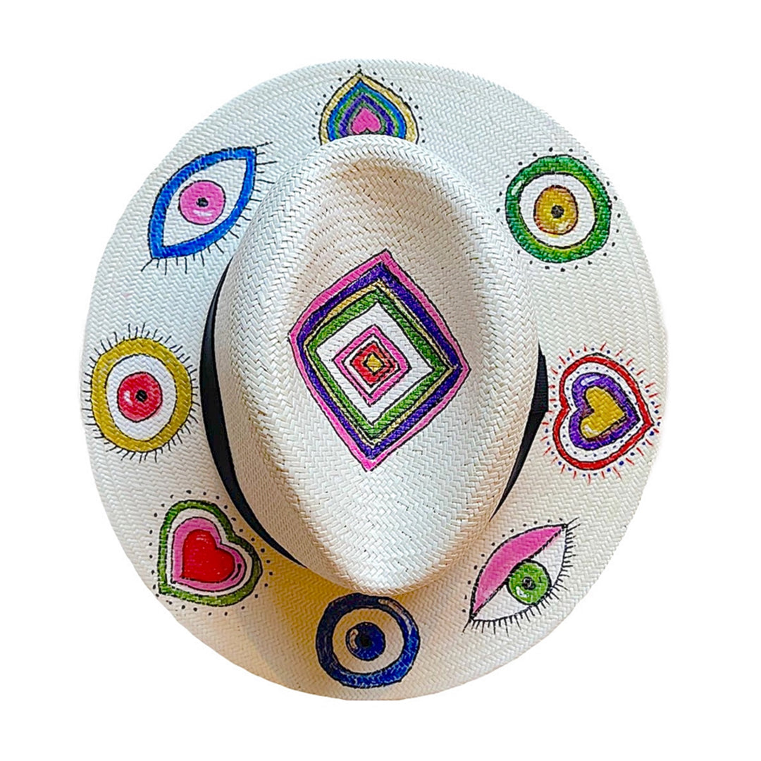 Greek Eye Hat