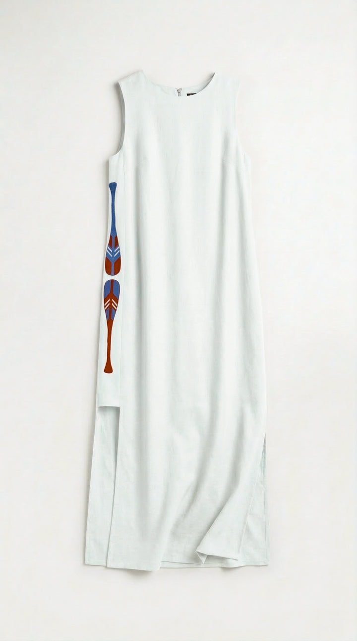 Vestido Remo Cotidiano Branco