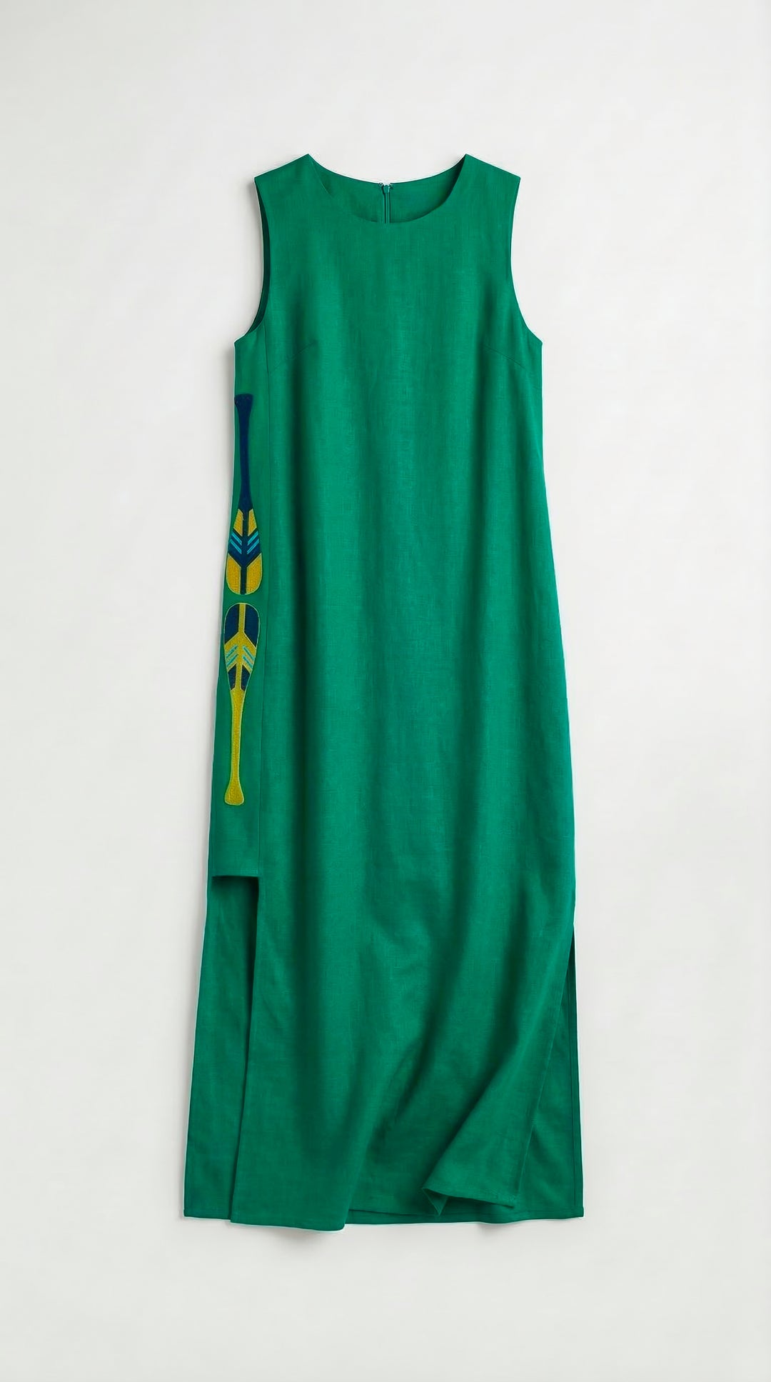 Vestido Remo Cotidiano Verde