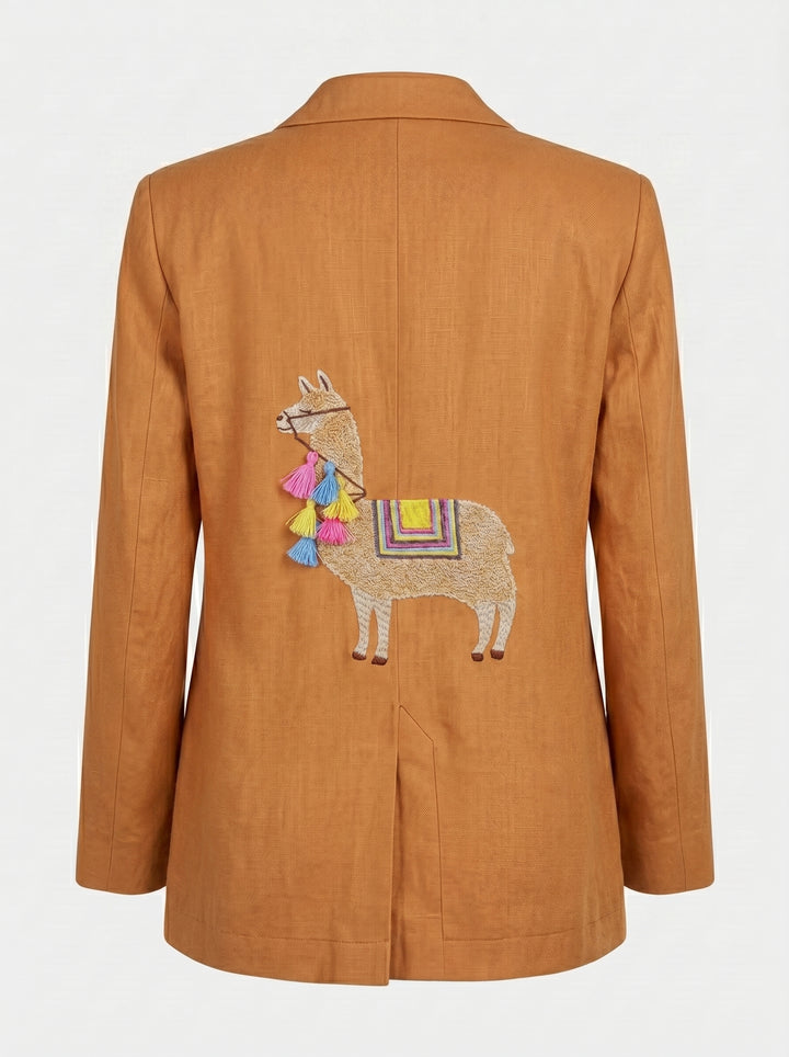 Fire Red Morocco Kimono