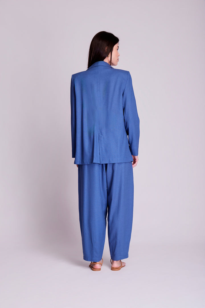 Blazer Cotidiano Azul Índigo