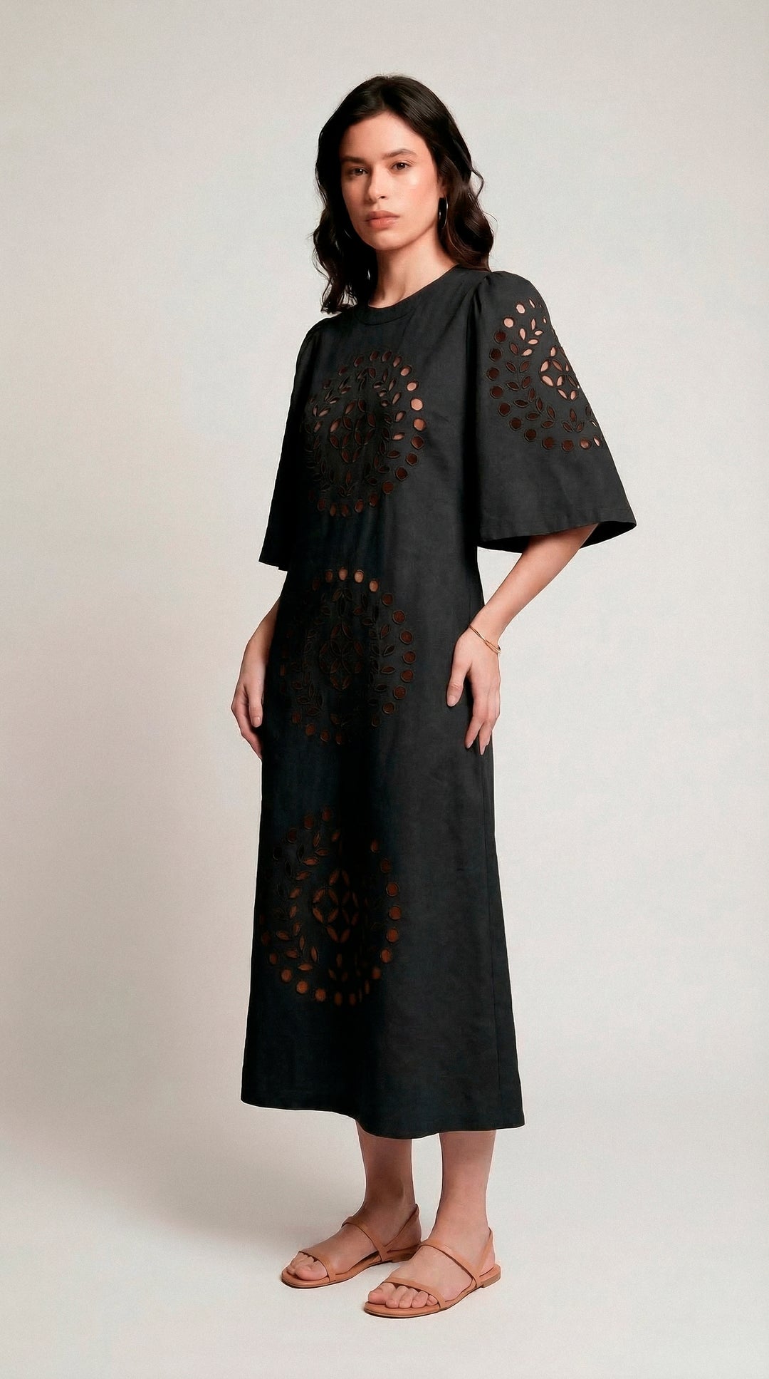Fire Red Morocco Kimono