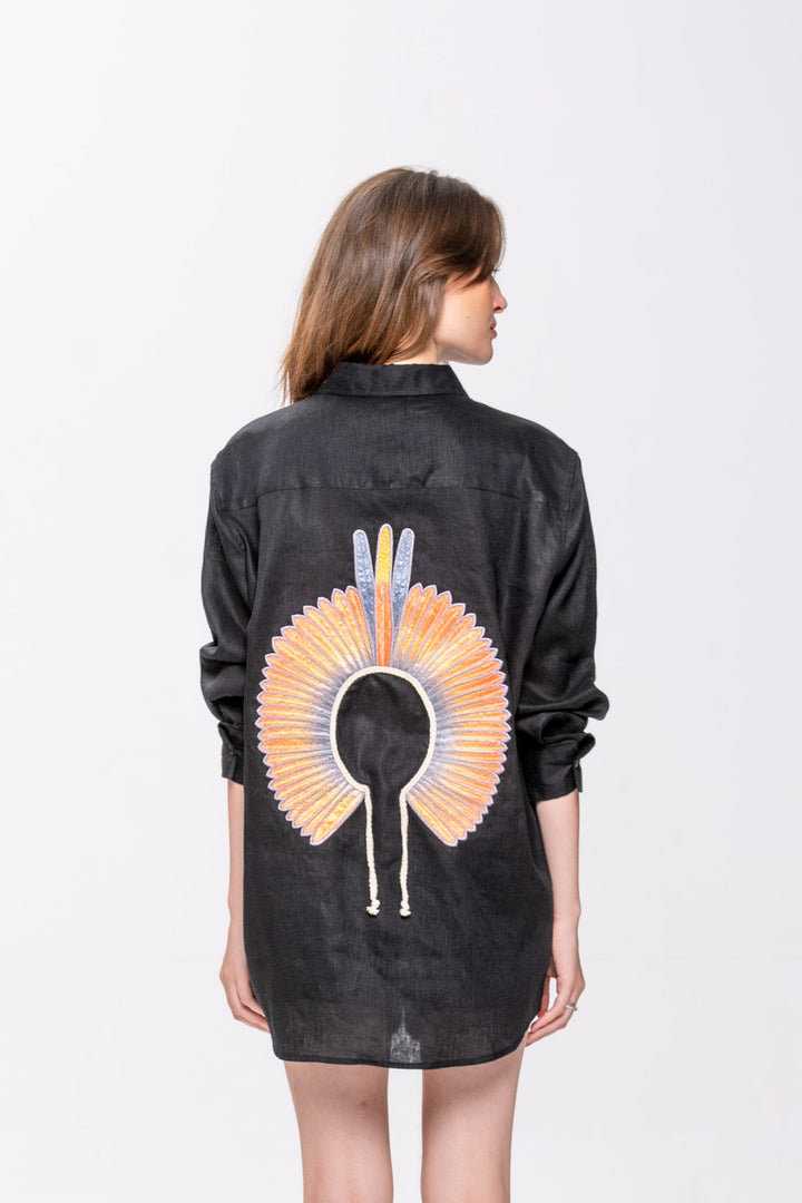 Black Headdress Shirt