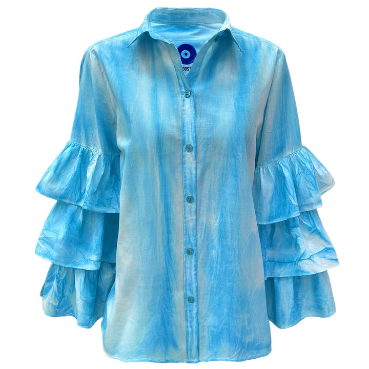 Camisa Greta Azul Claro