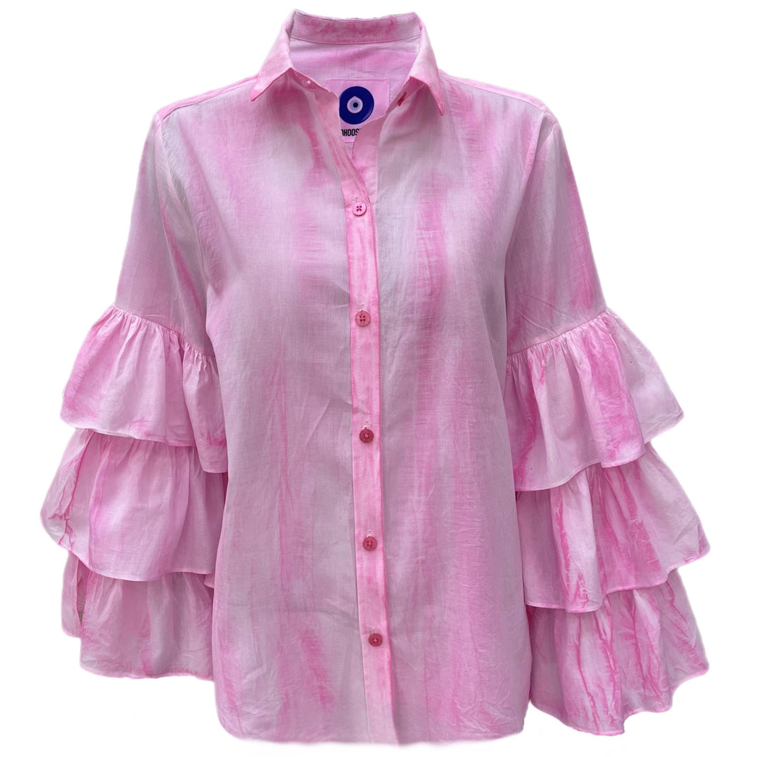 Camisa Greta Rosa Chicletes