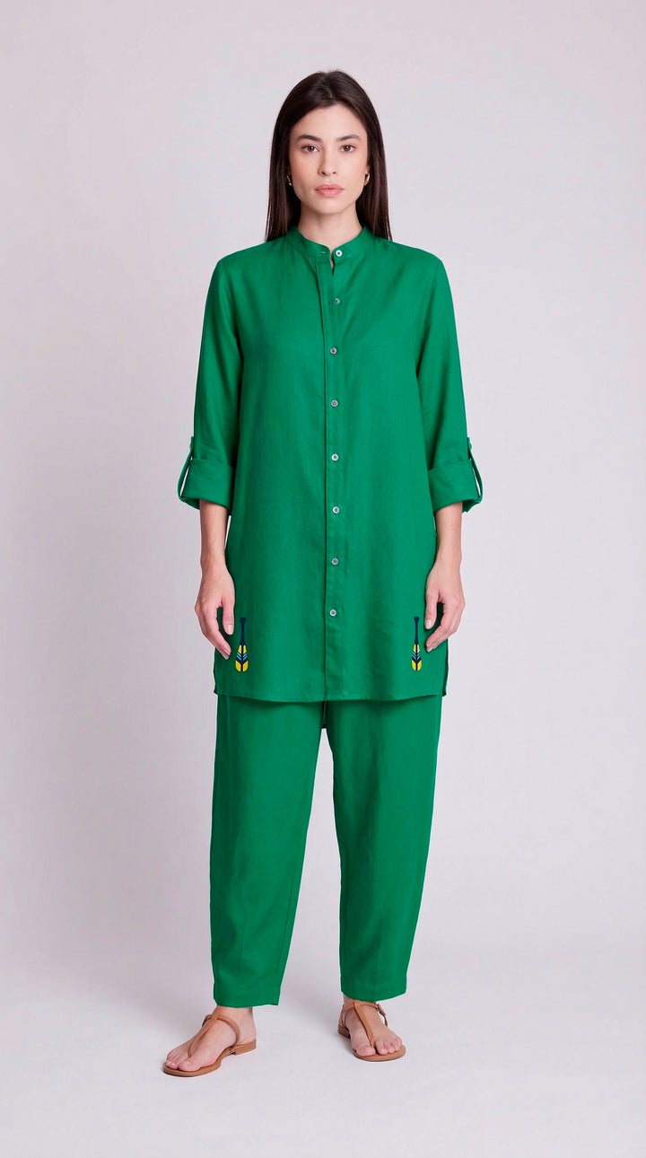 Calça Slouchy Cotidiano Verde