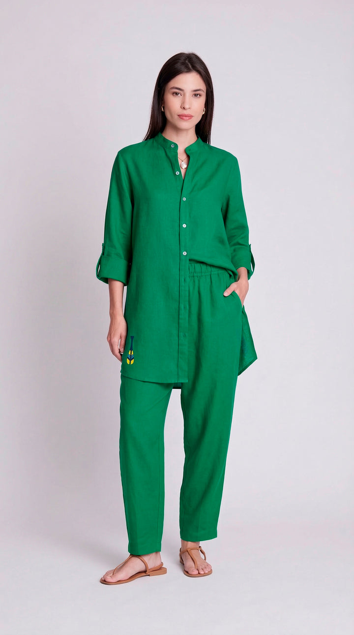 Calça Slouchy Cotidiano Verde