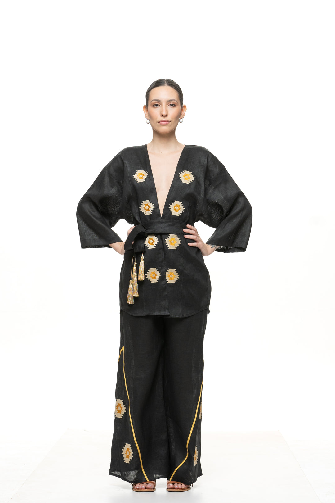 Kimono Marrocos Preto