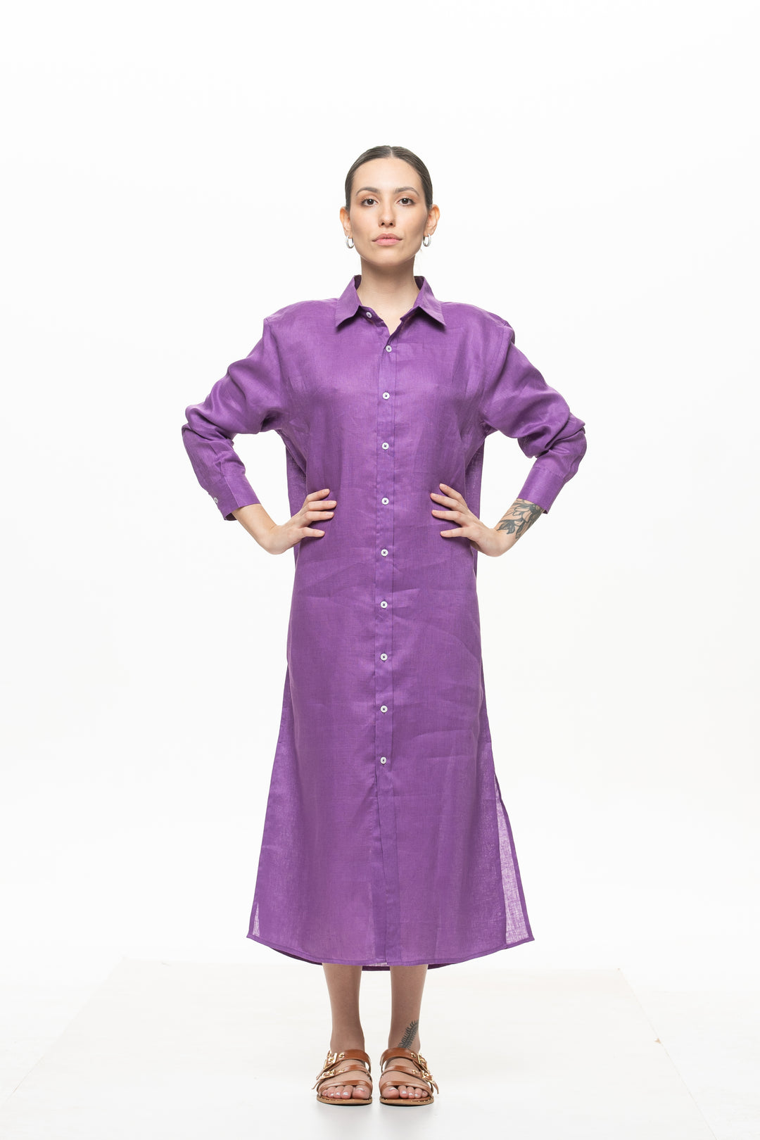 Chemise Cocar Roxo