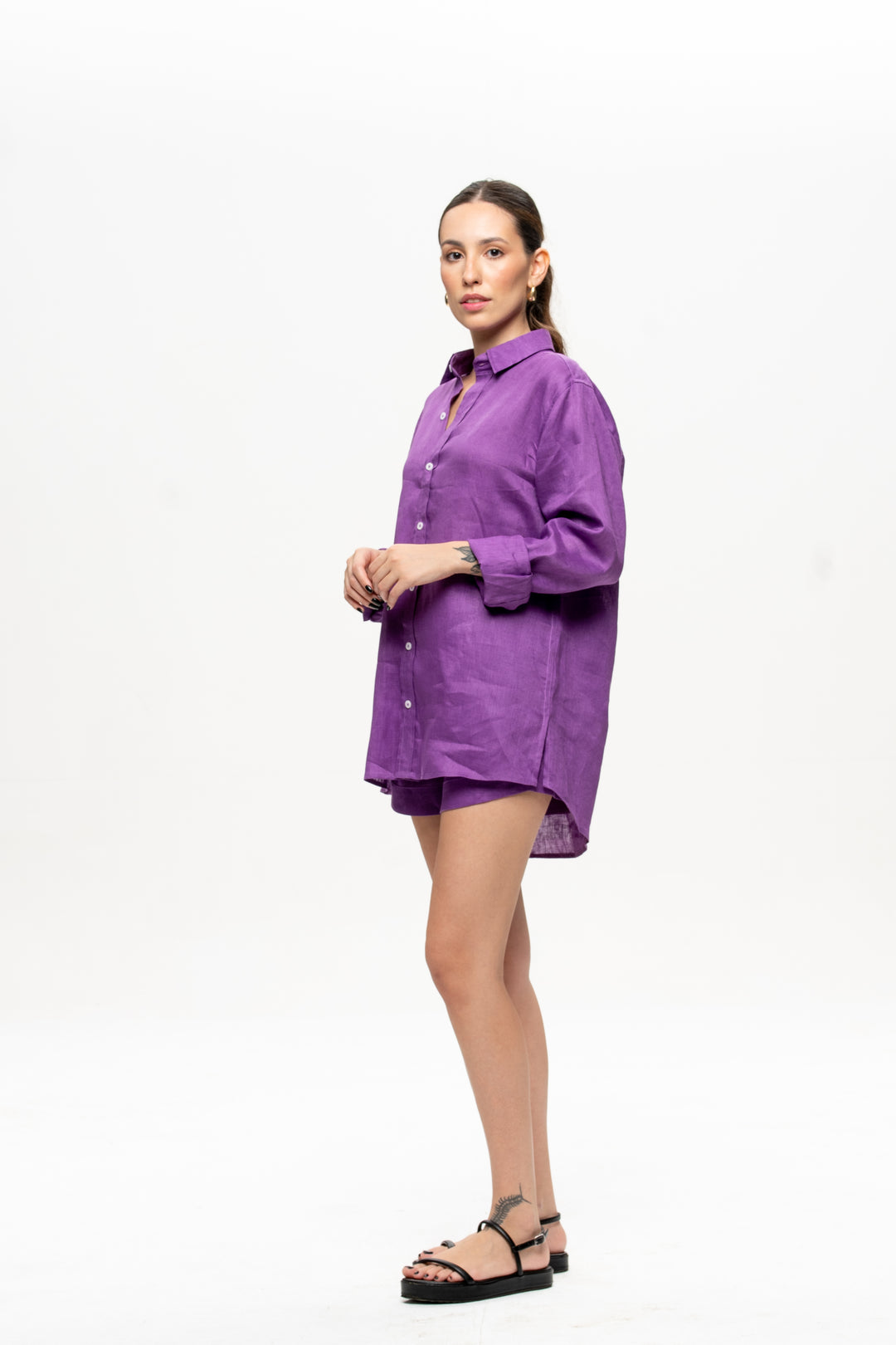 Shorts Cocar Roxo