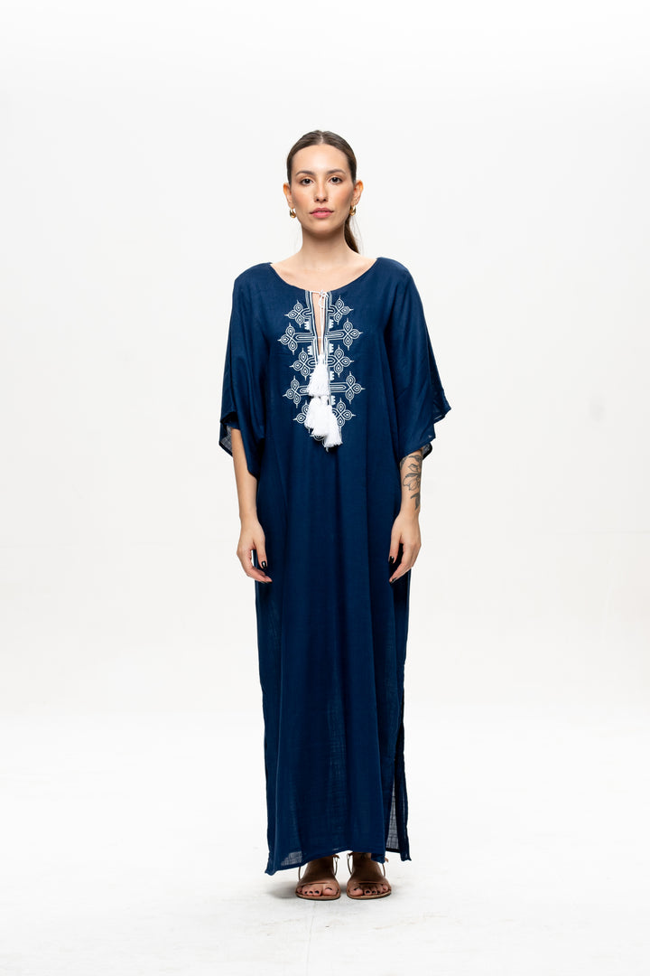 Kaftan Jady Azul Marinho