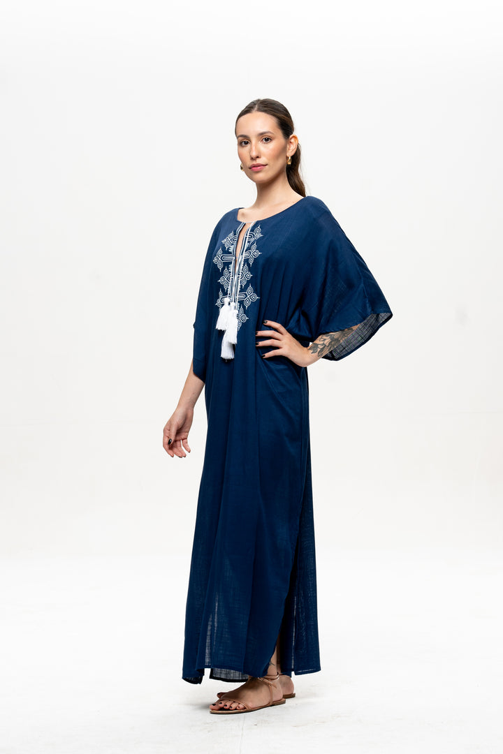 Kaftan Jady Azul Marinho