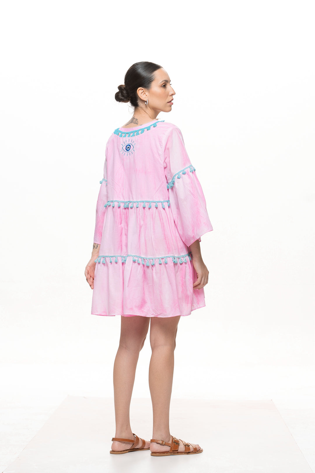 Vestido Lilith Curto Rosa Chiclete