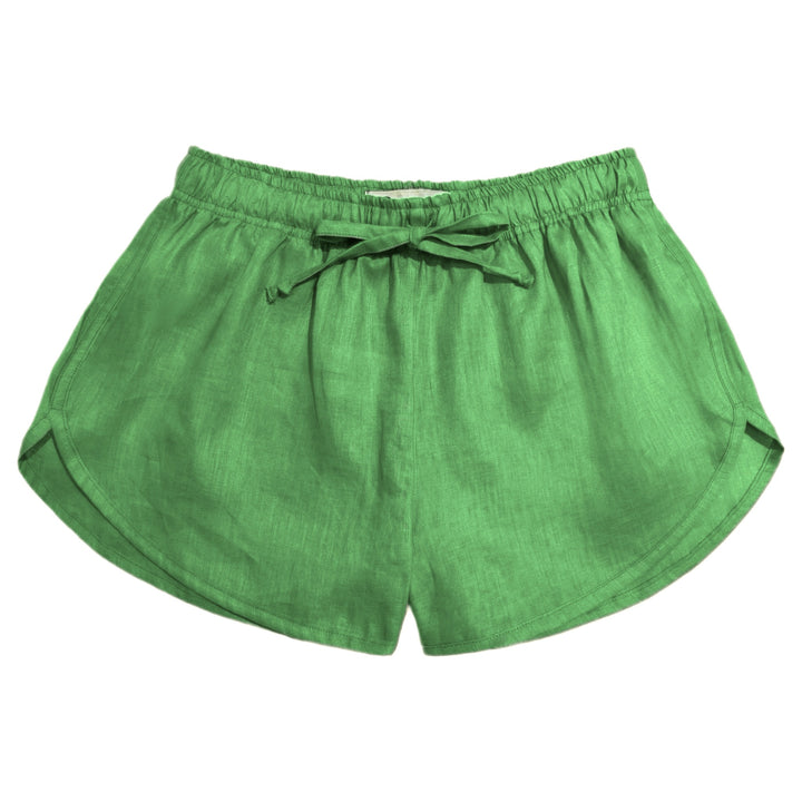 Shorts Boxer Sohoo Linho Verde Folha