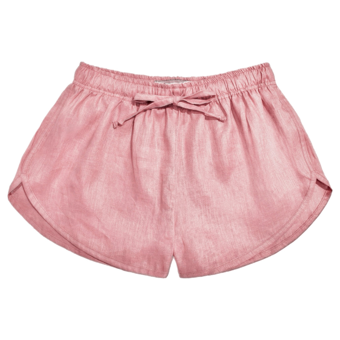 Shorts Boxer Sohoo Linho Rosa Velho