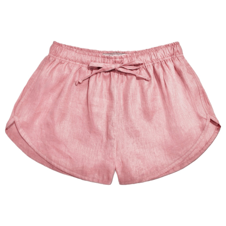 Shorts Boxer Sohoo Linho Rosa Velho