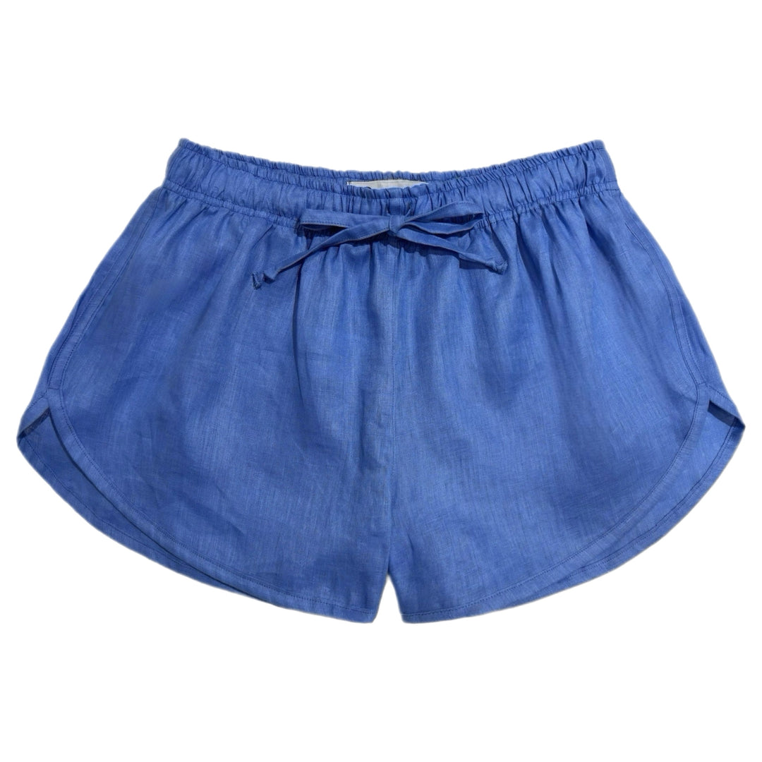 Shorts Boxer Sohoo Linho Azul Caribe