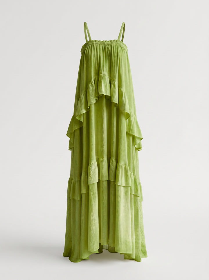 Vestido Alça Bohoo Verde