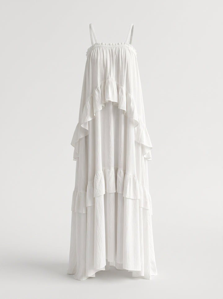 Vestido Alça Bohoo Branco