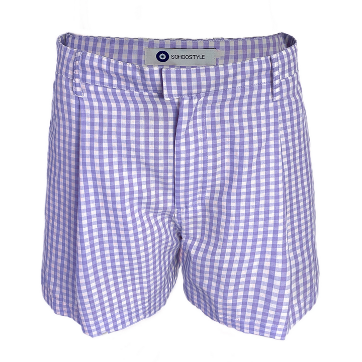 Shorts Vichy Lilás