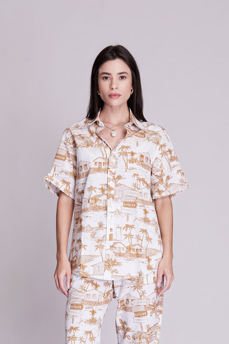 Camisa Trancoso Ocre