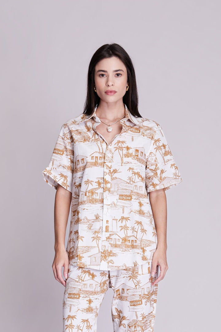Camisa Trancoso Ocre