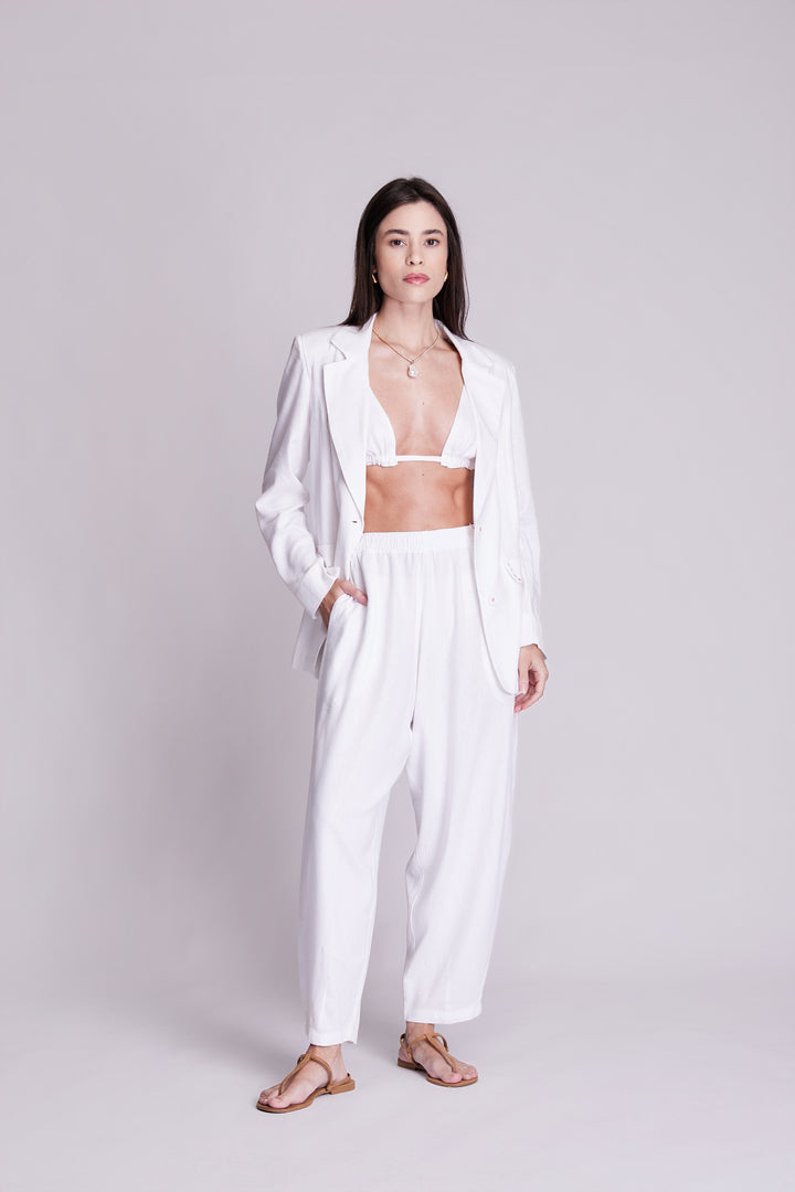 Calça Slouchy Branca