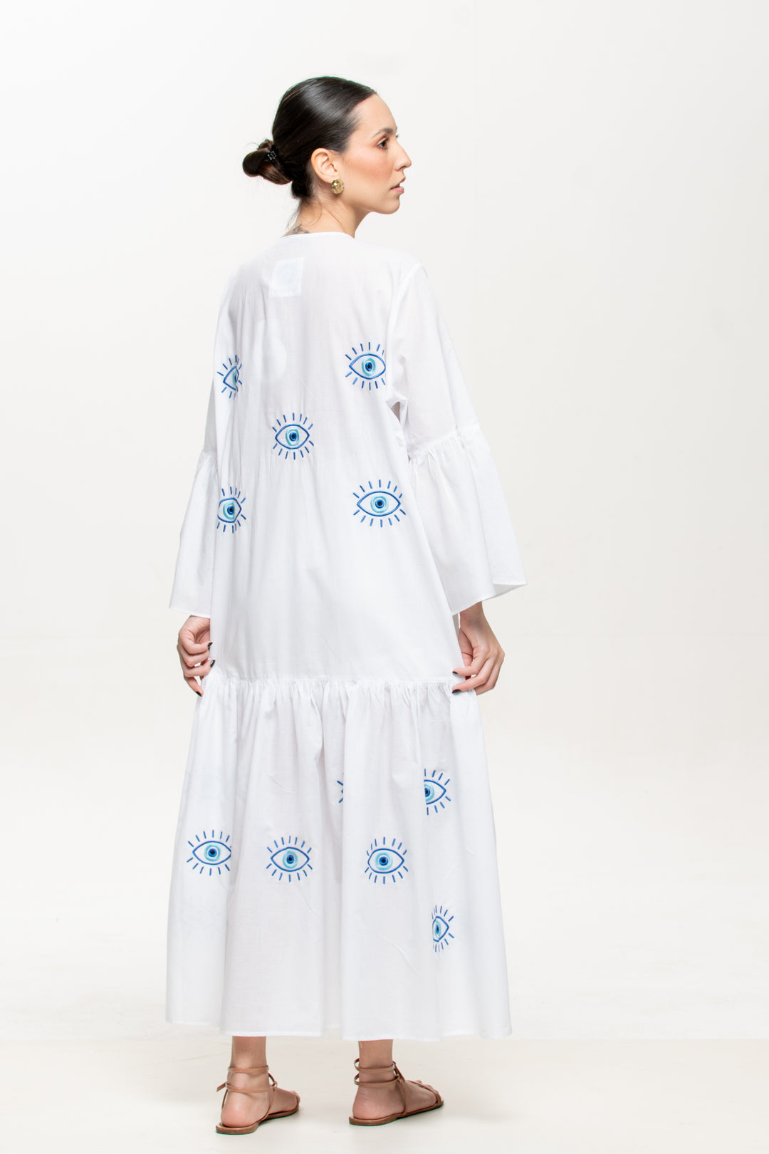 Kimono Proteção Branco com Azul