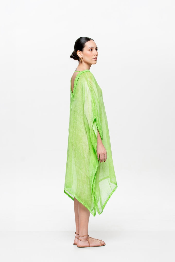 Kaftan Trancoso Verde Maçã