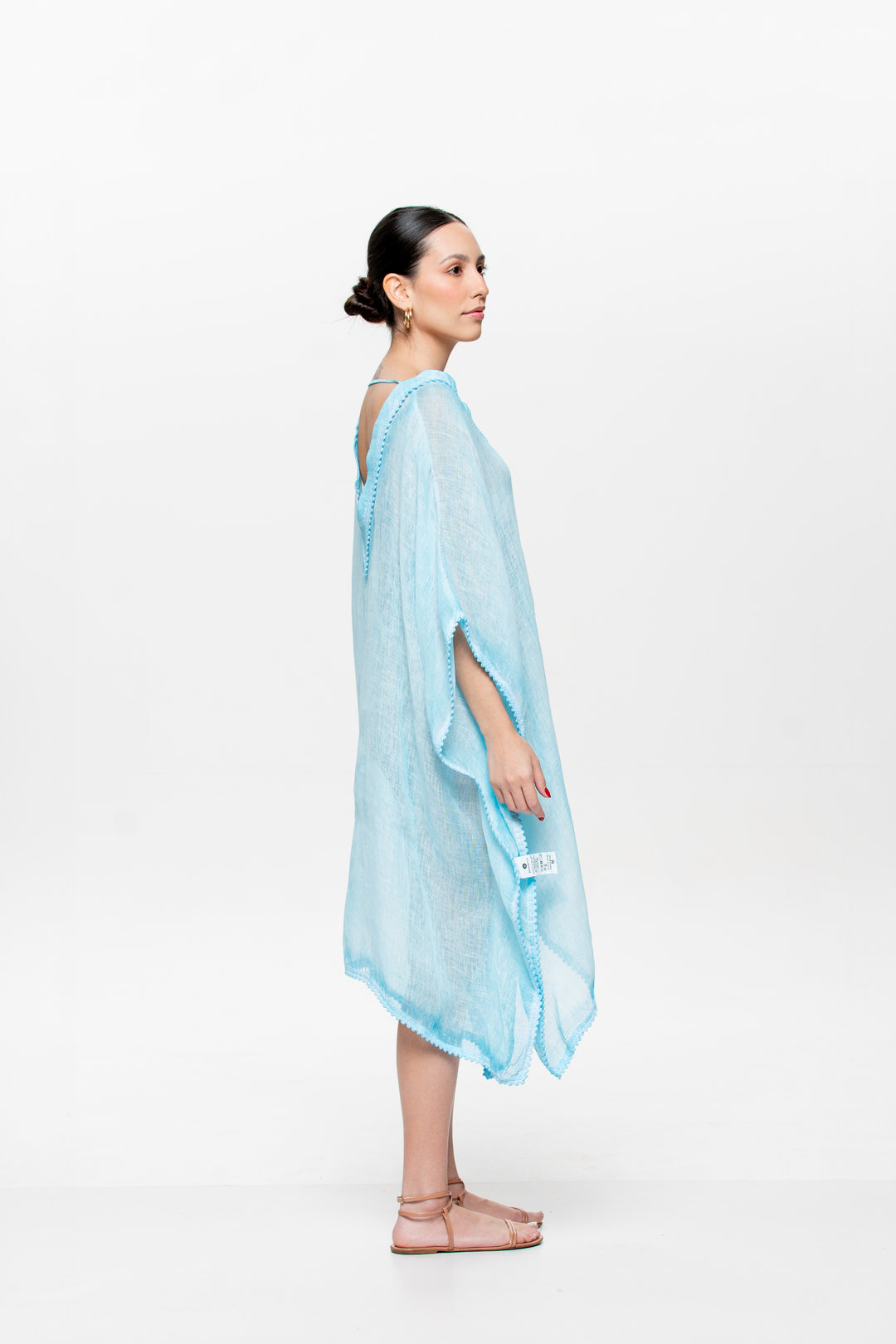 Kaftan Trancoso Azul Claro