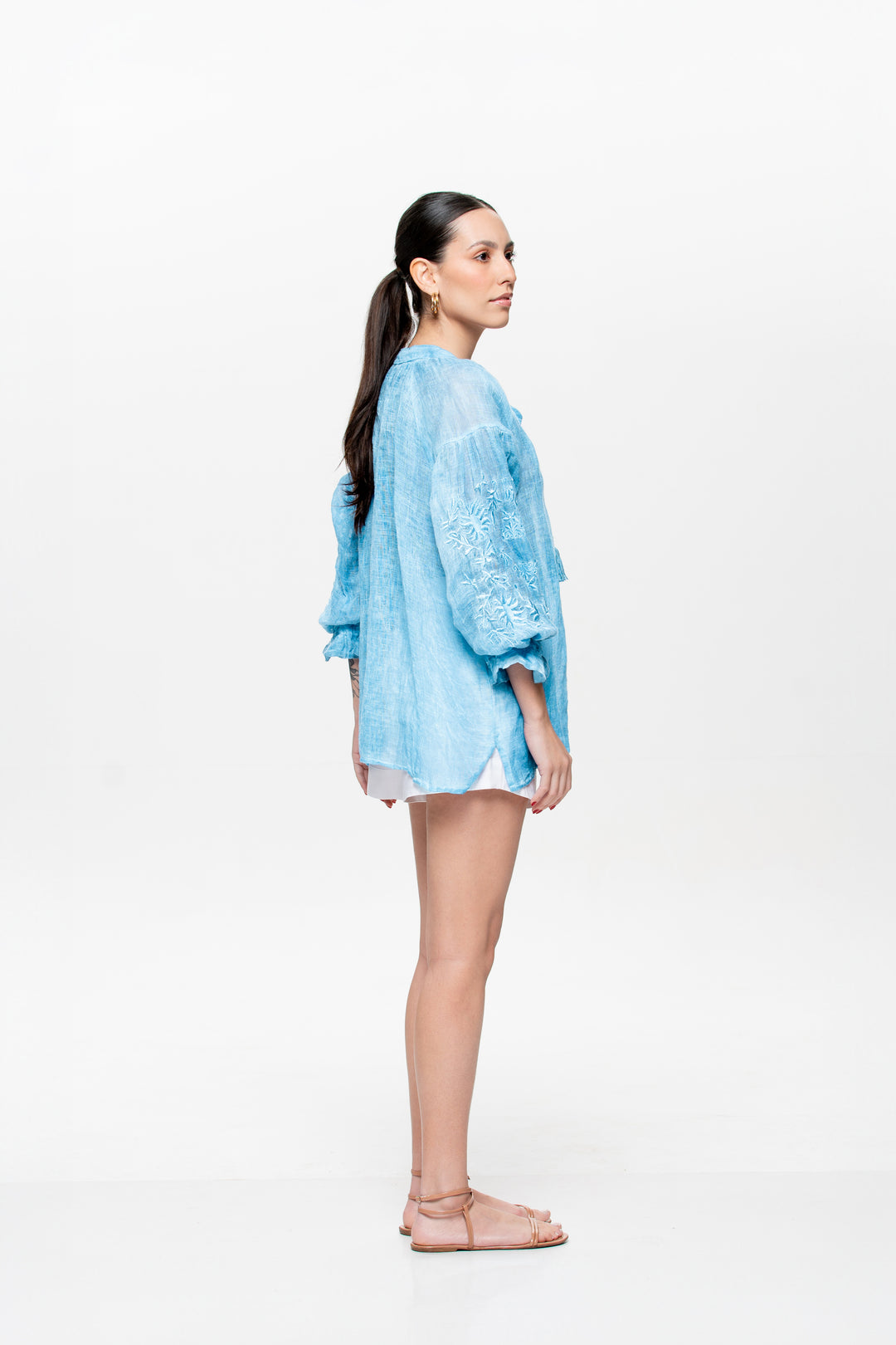 Valentina Indigo Blue and Blue Dress