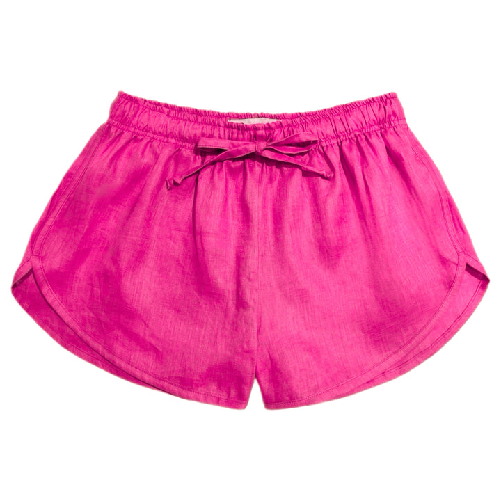 Shorts Boxer Sohoo Linho Rosa Pink