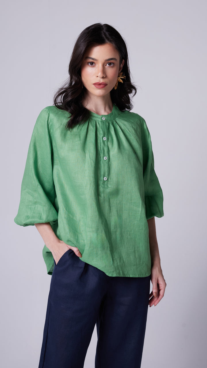 Bata Quitéria Linho Verde