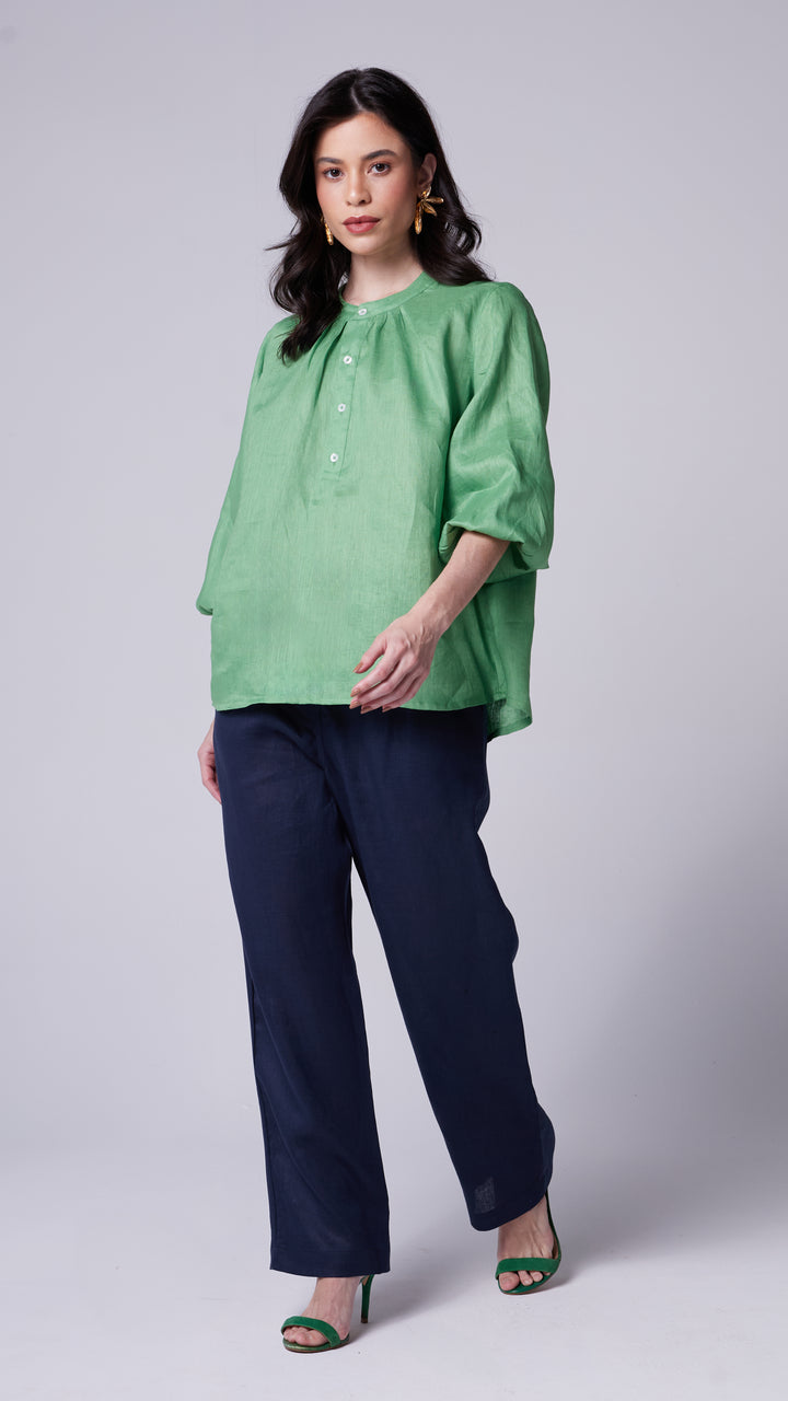 Bata Quitéria Linho Verde