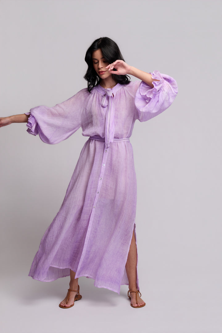 Vestido Flora Rami Lilás