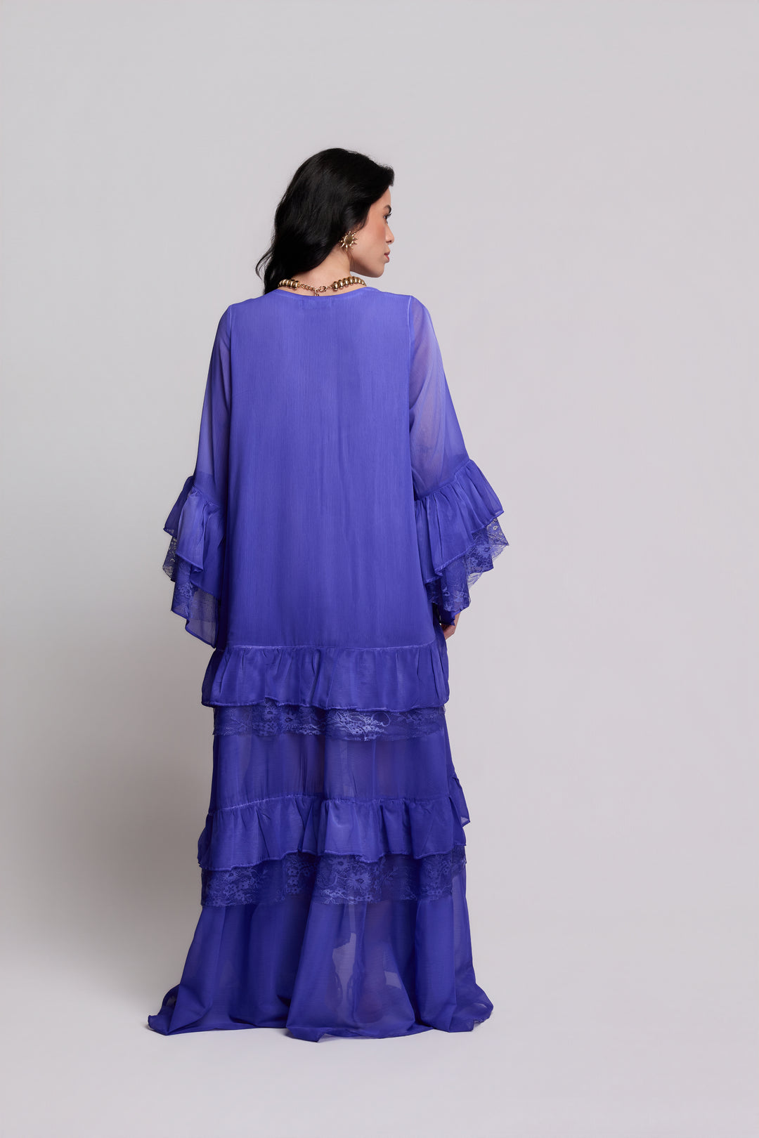 Brigite Green Linen Gauze Skirt