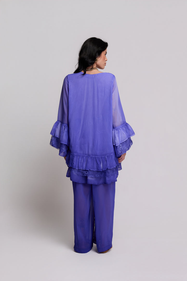 Fire Red Morocco Kimono