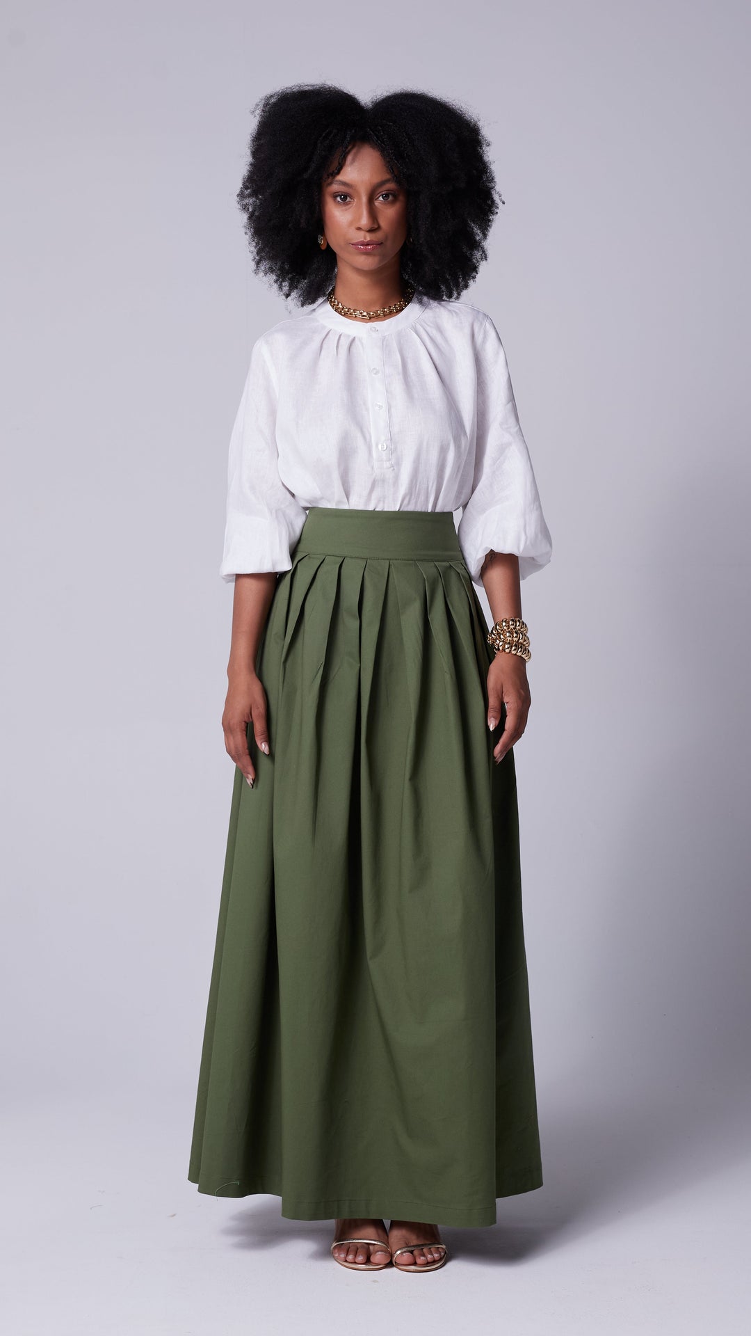 Bata Quitéria Linho Branco