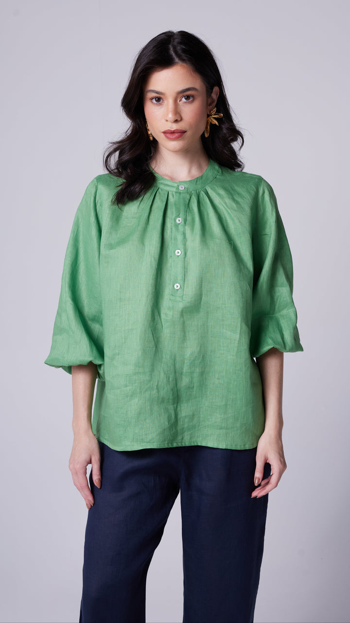 Bata Quitéria Linho Verde