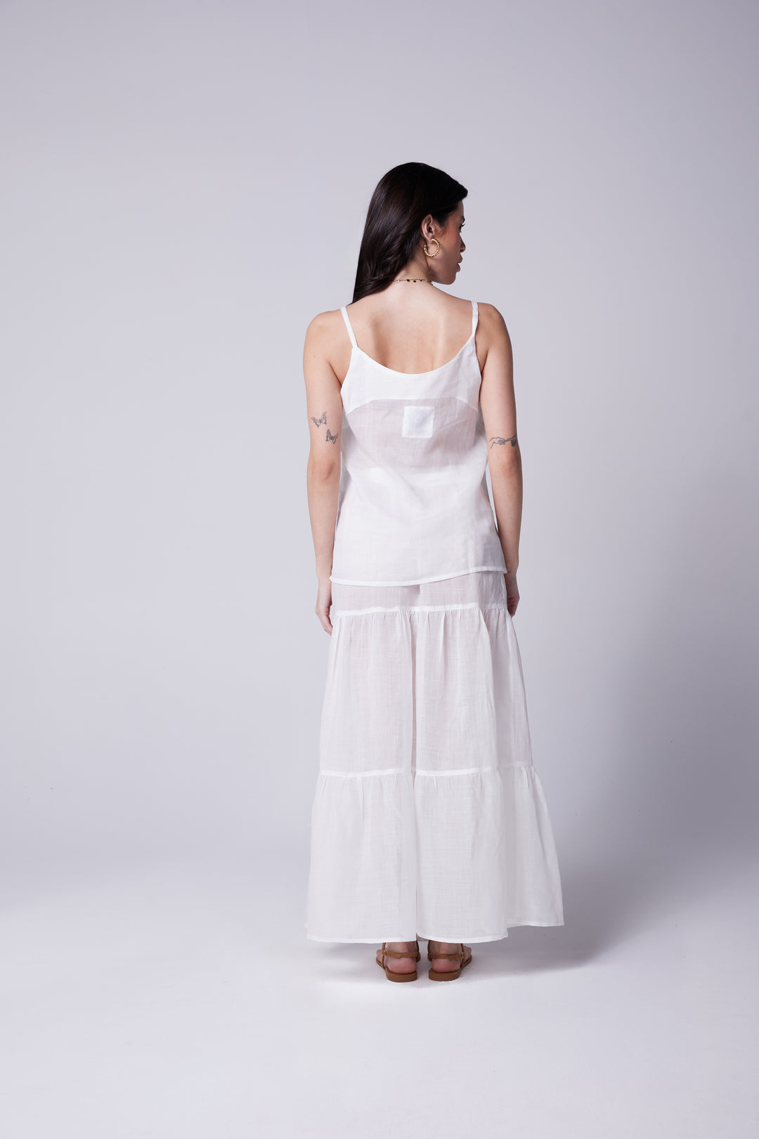 Saia Afrodity Rami Branco