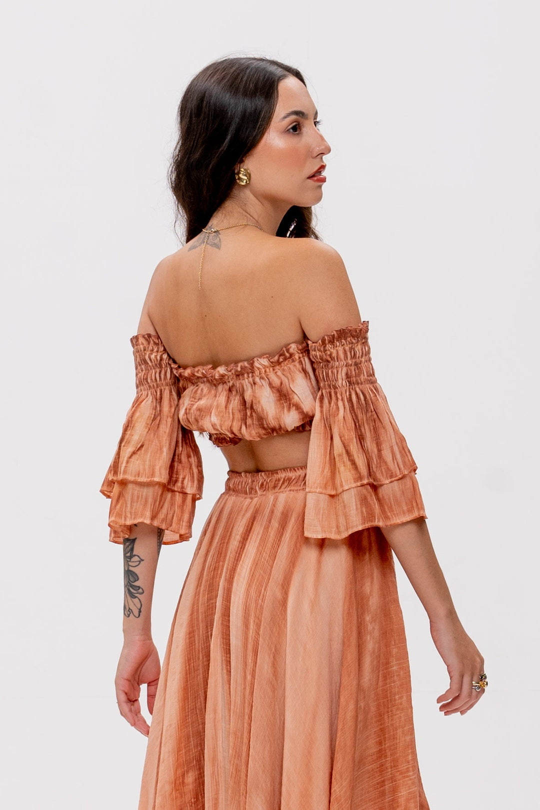 Saia Mullet Bohoo Avelã