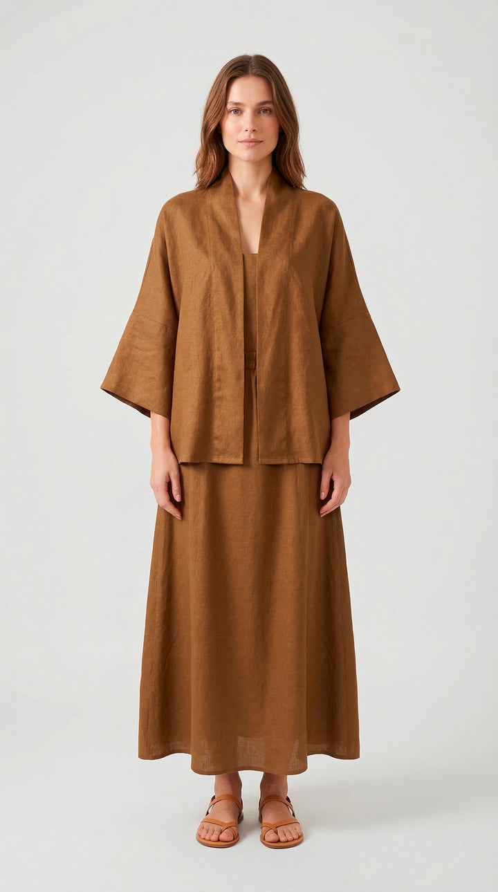 Kimono Cotidiano Caramelo