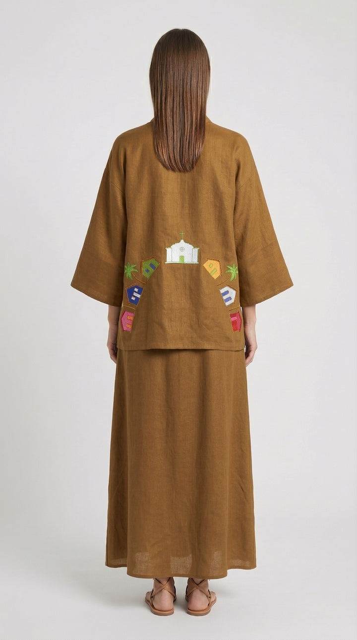 Kimono Cotidiano Caramelo