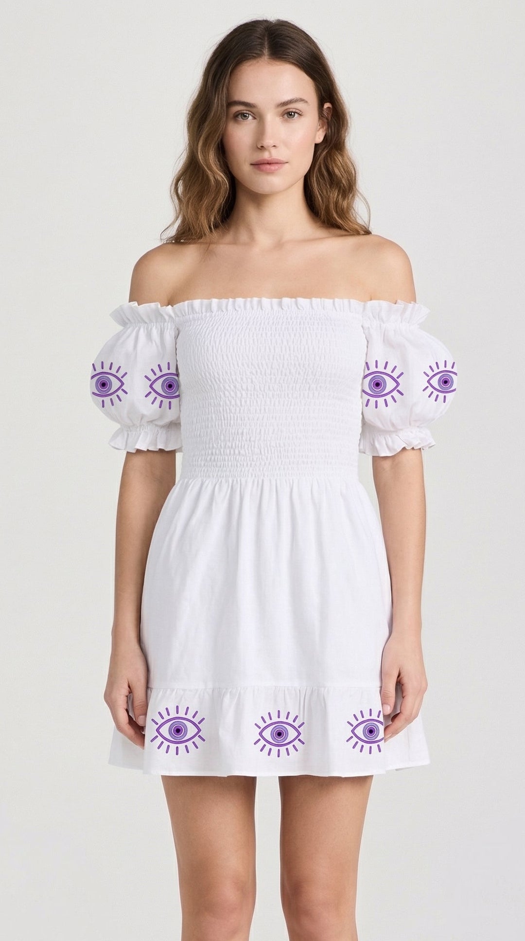 White Protective Micro Dress