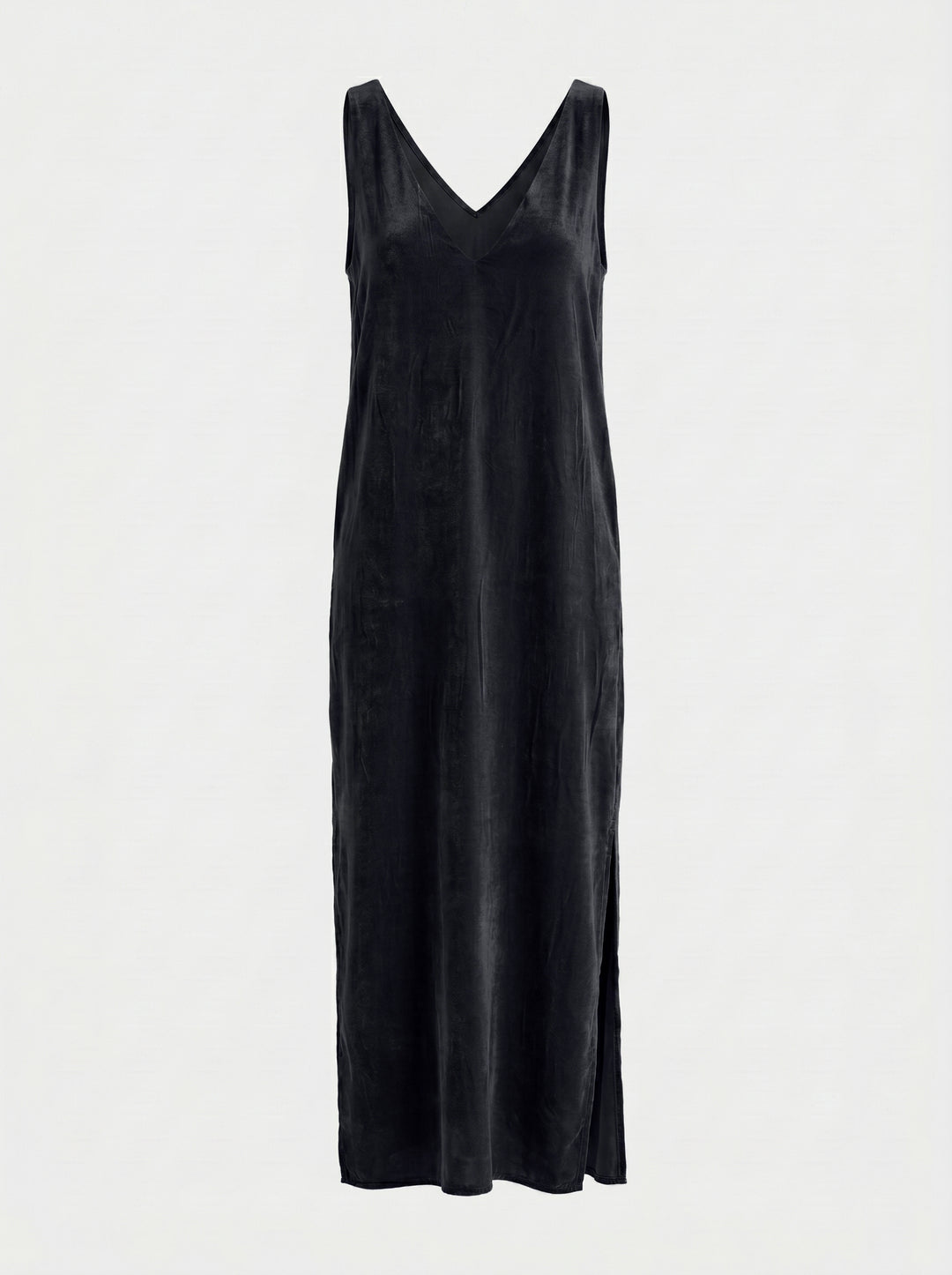 Vestido Regata Antonella Veludo Preto