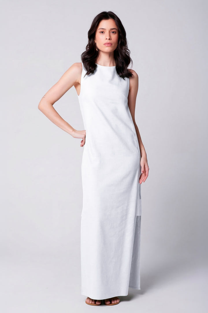 Vestido Remo Cotidiano Branco