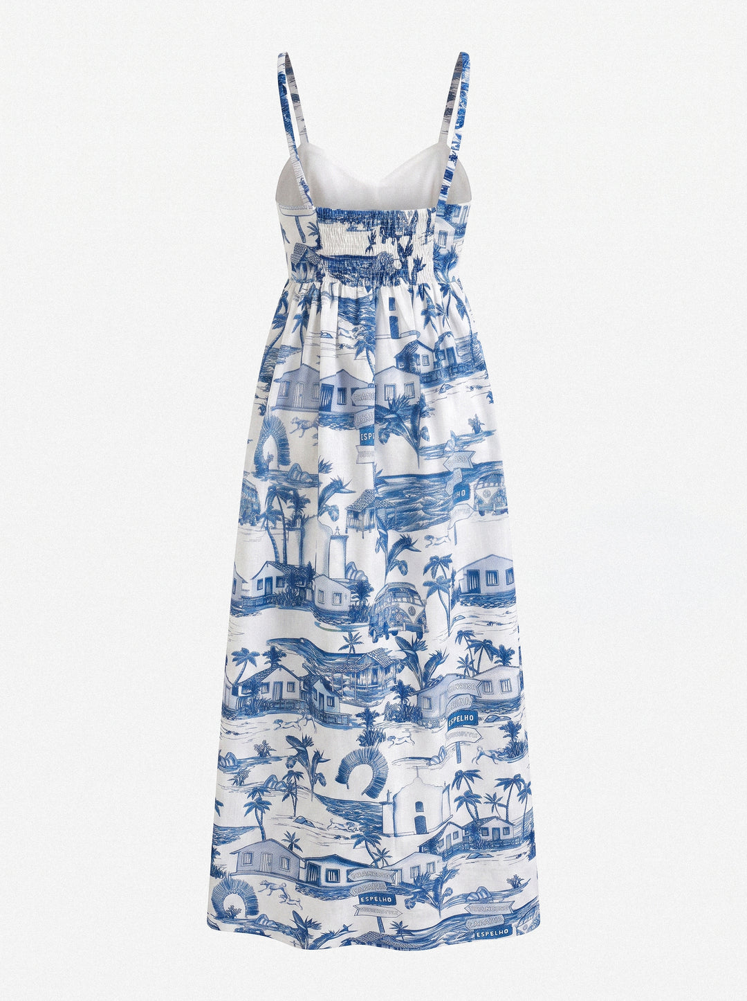 Vestido Trancoso Azul Caribe