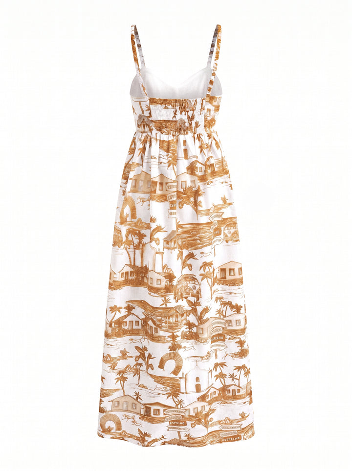 Vestido Trancoso Ocre