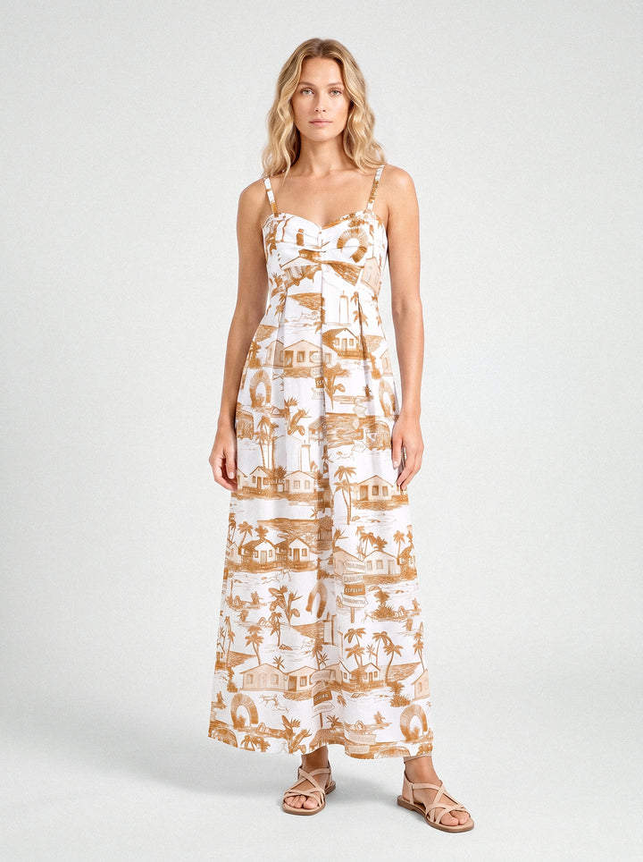 Vestido Trancoso Ocre