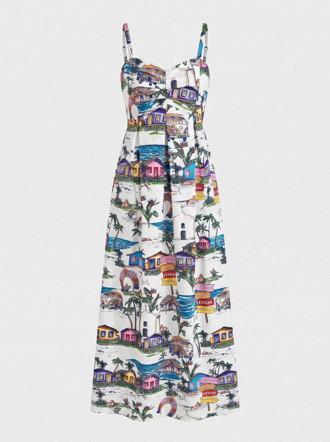 Vestido Trancoso Colorido